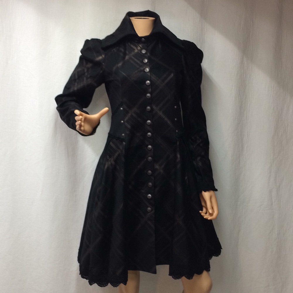 Vintage Lip Service punk rock gothic coat/ dress